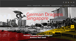 Desktop Screenshot of germandragons.sg